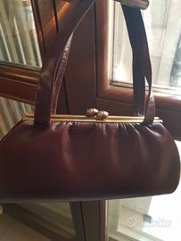 borsetta vintage pelle  anni  50