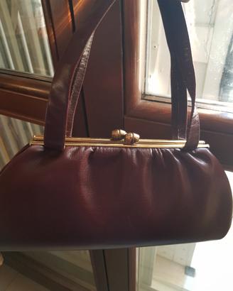 borsetta vintage pelle  anni  50