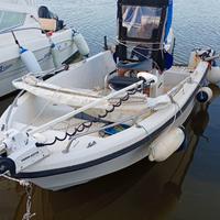 lazzari 5,30 motore 40cv 4 tempi t-top acciaio 