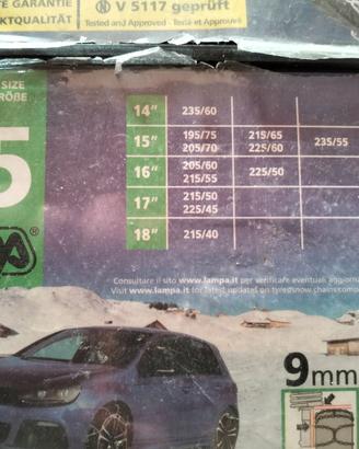 Catene da neve Lampa 9.5