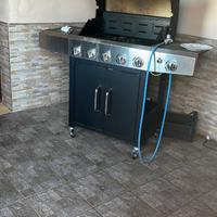 Barbecue a gas 5 fuochi+1