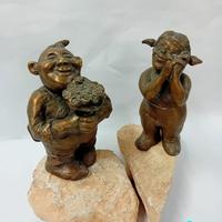 COPPIA DELLA FELICITA' IN BRONZO