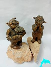 COPPIA DELLA FELICITA' IN BRONZO