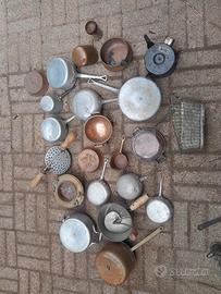 lotto vecchie pentole 