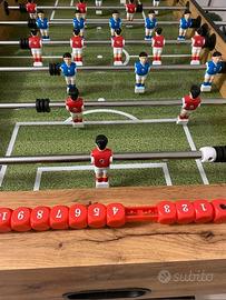 Tavolo da calcio in legno, calcio balilla