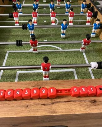 Tavolo da calcio in legno, calcio balilla