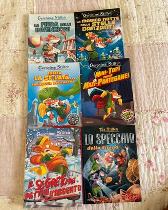 6 fantastici volumi di “Geronimo Stilton”