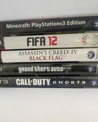 LOTTO 5 GIOCHI PS3 ORIGINALI