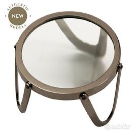 Lente d'ingrandimento da tavolo in ottone