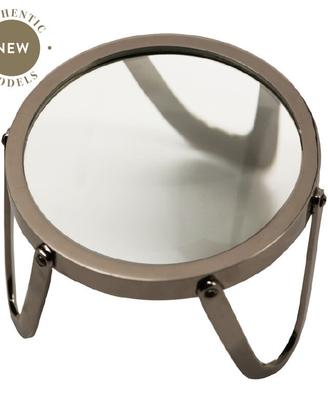 Lente d'ingrandimento da tavolo in ottone