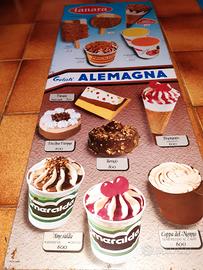 Insegne Gelati Alemagna Tanara In Ferro. Anni 70 
