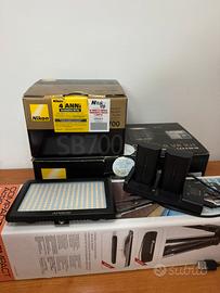 Nikon D5500 + 18-140 VR + SB700 + accessori