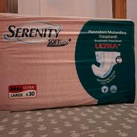 Confezione 3 pacchi Pannoloni Serenity - Taglia L