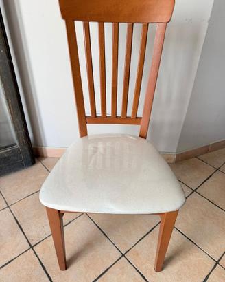 6 SEDIE DA TAVOLO IN LEGNO IN PERFETTE CONDIZIONI