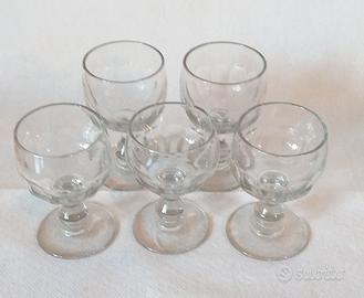 5 BICCHIERI ANTICHI