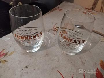bicchieri tennent s vintage