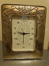 Orologio da tavolo in Argento 925