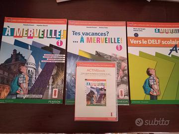 Libri scuola media francese À MERVEILLE! 1-2-3