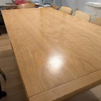 Tavolo rovere 180x90 Solido e facile da smontare