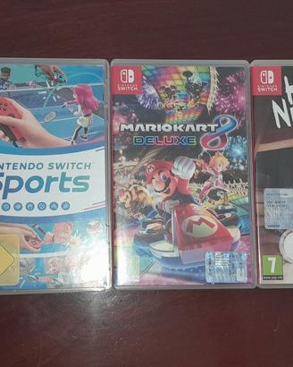 4 giochi nintendo switch come nuovi vari prezzi
