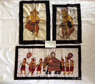 N.4 Batik originali Sri Lanka