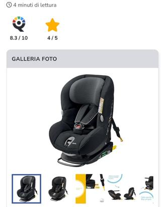 Seggiolone auto Bebè confort Milofix 0-18 kg