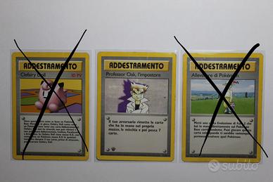 ✨ Pokémon Base Set ita – Oak l’impostore 1a ediz.✨