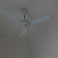 Ventilatore da soffitto 'Vortice' bianco con luce