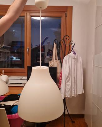 Lampadario a cupola allungata 