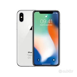 Apple iPhone X - 256GB - Argento