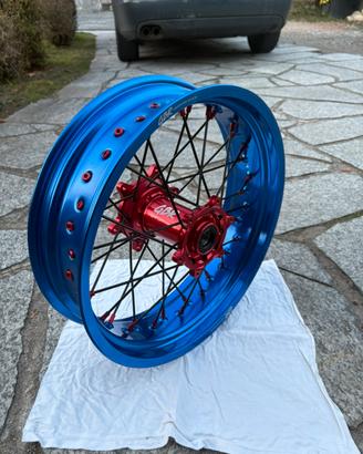 Coppia cerchi motard