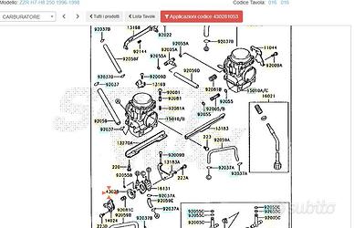 Diaframma Kawasaki KLE500 430281053