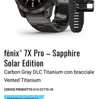 Garmin Fenix 7xPRO Solar Shappire 51 mm