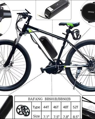 Motore Centrale Bosch Bafang Tongsheng per ebike