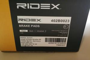 RIDEX 402B0023 Kit pastiglie freni Anteriore