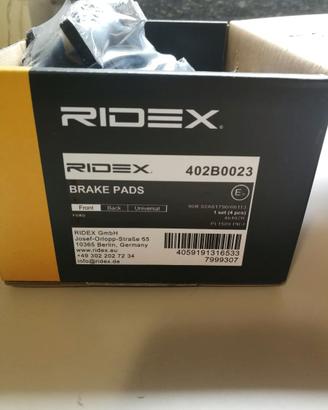 RIDEX 402B0023 Kit pastiglie freni Anteriore