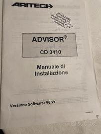 Centrale allarme Aritech Advisor CD 3410