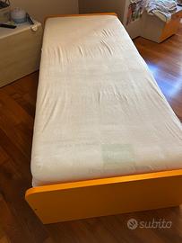 Letto singolo con letto estraibile