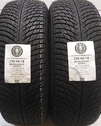 2 GOMME 235 60 18 MICHELIN A56028