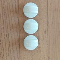 Ricambio lavatrice Indesit: 3X manopola bianca