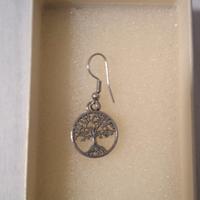 Orecchino albero della vita più due a croce