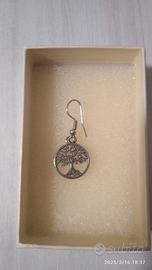 Orecchino albero della vita più due a croce