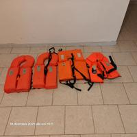 4 giubbotti salvataggio usati - vecchia normativa