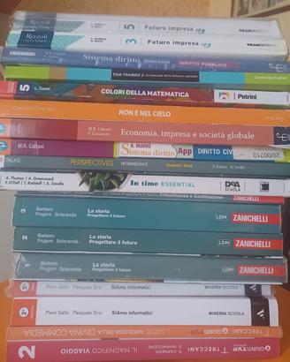 Libri 3°, 4° e 5° tecnico economico