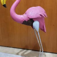 Fenicottero in metallo