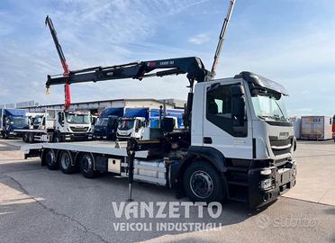 IVECO 320S36 PIANALE + GRU HIAB 188