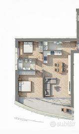 Trilocale nuovo via Stiria