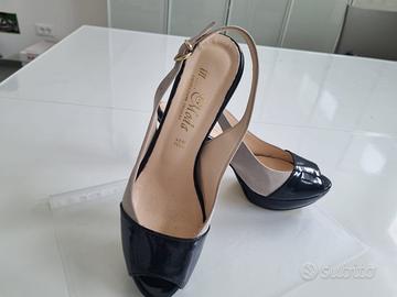 Sandali estivi con plateau e tacco 10