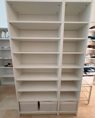 Ikea Billy librerie (80x28x202) + (40x28x202)