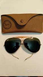 montatura occhiali rayban 1l30 10 k anni 70 vintag